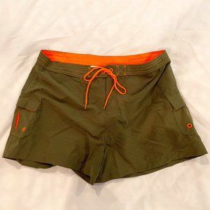 No Boundaries Board Shorts Khaki/Orange L